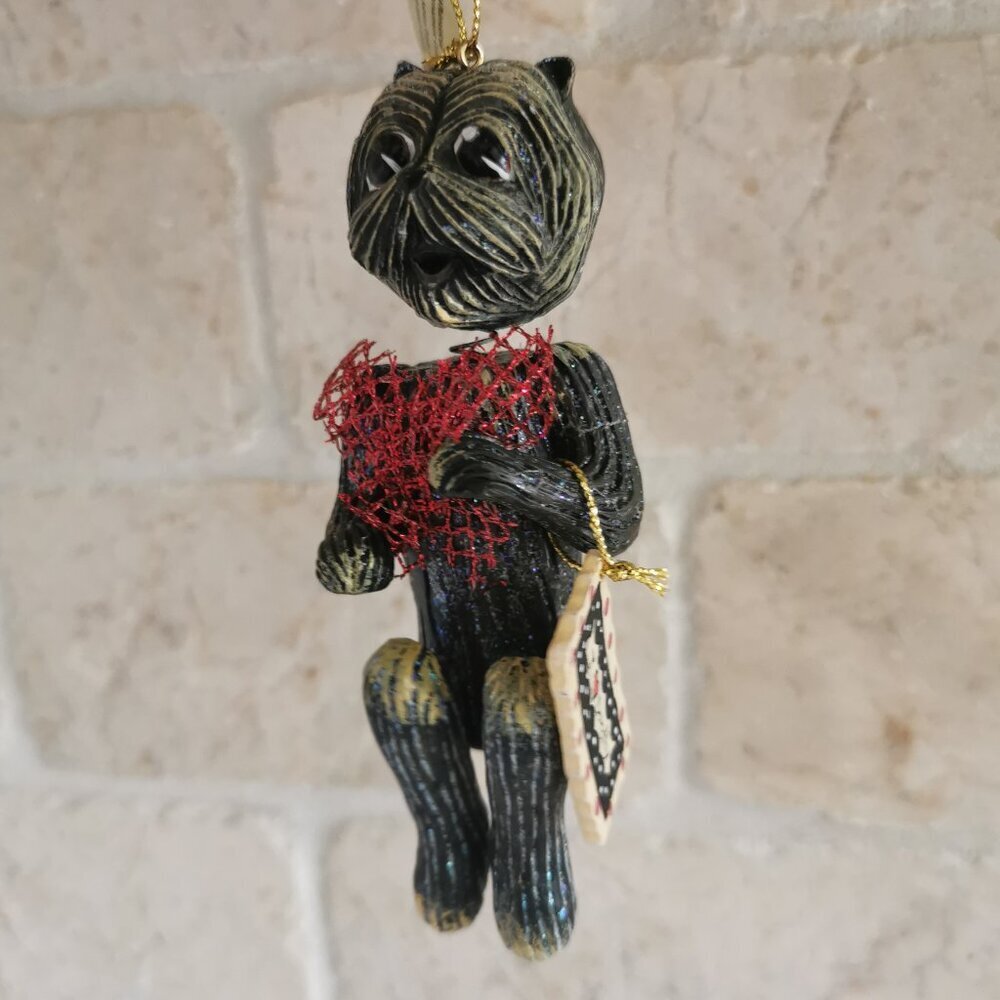 Toto Ornament Whimsical Wizard of Oz Ashton Drake Galleries Black Dog